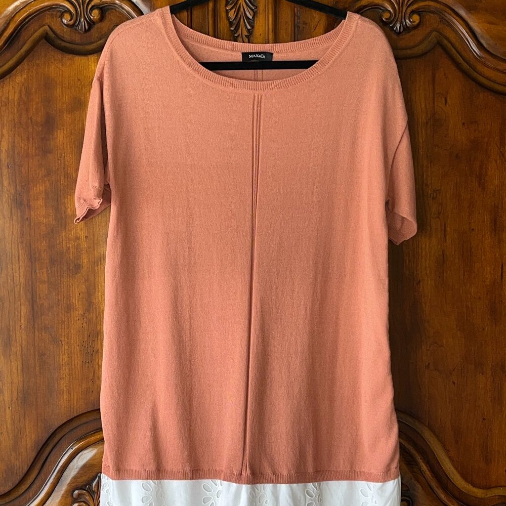 Max Mara - Max & Co Sweater Knit & Eyelet Tunic / Dress - NWOT